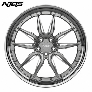 Jantes forgées NJQS personnalisées en alliage de fibre de carbone chromées à déport profond pour <span class=keywords><strong>Urus</strong></span> 17 19 28 20 22 24 26 5x114.3 5x120 40mm 25mm 30mm - Product Image 4