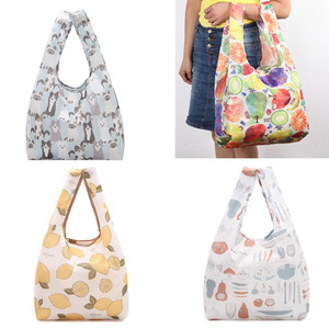 Japón Bensen de moda de las mujeres engrosada plegable compras poliéster bolsa - Product Image 4