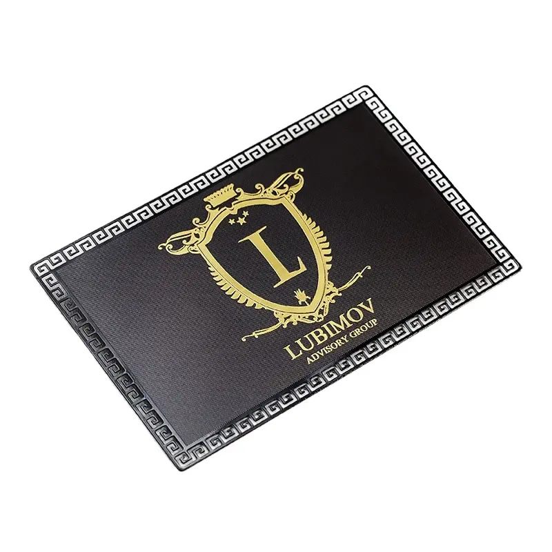 Modern Steel Stainless Product Colorful Metal Rfid Chip Smart Card Black Nfc Metal Business Card