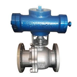 Válvula de Bola Q741F DN65 de 2 Pulgadas, Acero al Carbono, Conexión con Brida para Medios Gaseosos, Temperatura Normal - Product Image 2