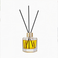 Flacon diffuseur de parfum en verre carré mat unique, vide, à suspendre, de luxe, 10ml 50ml 80ml 120ml, flacon parfumé 4oz avec boîte