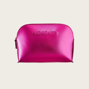 Sacs de maquillage en PU Shell sac cosmétique brillant logo en relief personnalisé sacs de rangement cosmétiques pour femmes hommes voyage plage en plein air - Product Image 3