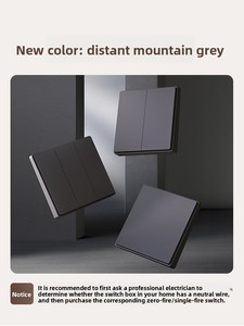Interrupteur mural intelligent Aqaras Greenmi E1 avec contrôle par application intégré au panneau de contrôle intelligent <span class=keywords><strong>HomeKit</strong></span> pour toute la maison - Product Image 3