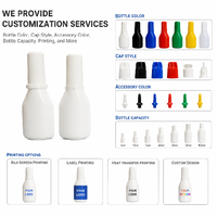 Bouteilles en plastique médical PE blanches, fourniture d'usine, flacons pulvérisateurs portables pour la pulvérisation de jus de pastèque