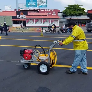 Cold paint removal road marking spray paint machine