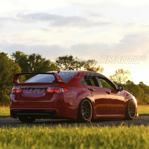 ดีไซน์ใหม่สำหรับสปอยเลอร์ Honda Accord ปี 2008 - 2013 รุ่น FD2 สีดำเงาขาว คุณภาพสูง สปอยเลอร์หลัง - Product Image 6