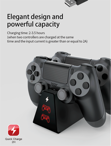 DOBE TP4-19012 Sạc <span class=keywords><strong>Dock</strong></span> Cho <span class=keywords><strong>PS4</strong></span> Pro Slim <span class=keywords><strong>Charger</strong></span> Cơ Sở Đối Với <span class=keywords><strong>PS4</strong></span> Pro Sạc Kép - Product Image 4