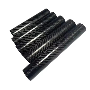 Tubo in Fibra di Carbonio 3K di Grande Diametro Personalizzabile dal Produttore - Product Image 1