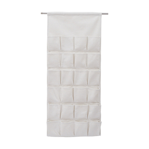 Toile vierge personnalisée 12 16 24 25 pochettes, sacs de rangement par sublimation, sac à vêtements suspendu au mur - Product Image 4