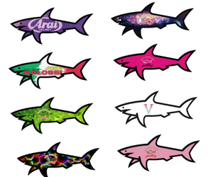 Autocollants imperméables en PVC anti-UV en forme d'animaux de dessin animé Paul Et Shark, nouveauté très demandée, pour téléphones portables et décorations de fêtes, directement de l'usine - Product Image 2