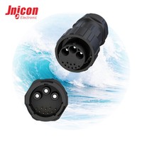 Connecteur hybride étanche à baïonnette mâle/femelle 50A 10A M40 3+9 broches IP67 pour système de contrôle d'automatisation personnalisé