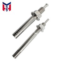 Ancre de plafond à percussion en acier au carbone électrogalvanisé, boulon d'expansion à clouer, diamètre 8 mm, fixation rapide