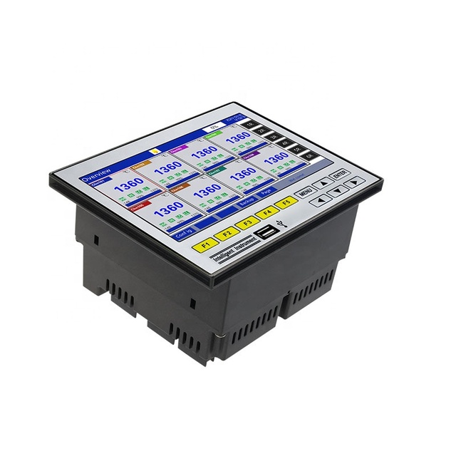 Smart Data Logger 1-16 Multi Channels Paperless Recorder RS485 4-20mA Temperature Pressure Current Voltage Alarm USB Record