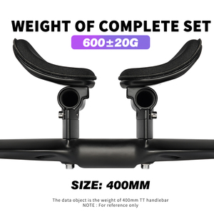 Guidon TOSEEK <span class=keywords><strong>TT</strong></span> haute performance pour vélos de route BMX, léger, ergonomique, avec collier de 31,8 mm, idéal pour le cyclisme professionnel et les contre-la-montre. - Product Image 6