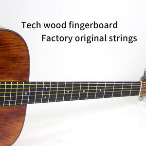 جيتار صوتي شعبي الأكثر مبيعًا مقاس 40 بوصة بسطح غير لامع من خشب التنوب وخشب الماهوجني التقني للمبتدئين واللاعبين ذوي الخبرة - Product Image 4