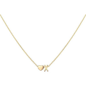 Colgante de Alfabeto Chapado en Oro de 18k al por Mayor, Dijes de 26 Letras de Acero Inoxidable de Alta Calidad, Accesorios de Joyería para Collares DIY con Corazón - Product Image 1