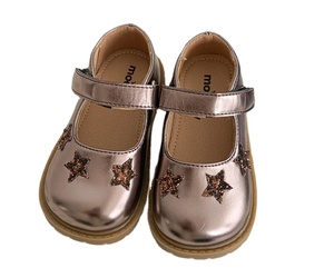 Chaussures en cuir tendance pour filles, simples, colorées, plates, décontractées, souples, antidérapantes, tailles 21-30, en promotion, pour fêtes et occasions. - Product Image 1