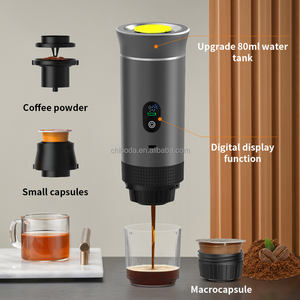 Machine à café commerciale portable tout-en-un Machine à expresso 3-en-1 pour capsules de café Café moulu pour l'extérieur, le voyage et la voiture - Product Image 2