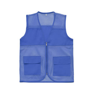 Commercio all'ingrosso Unisex Logo personalizzato autunno rapido asciutto eco-friendly esterno Multi-tasca 100% poliestere giornalista di fotografia di pesca - Product Image 1