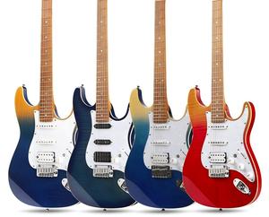 <strong>Stratocaster</strong> Electric Guitar Okoume Body Flame Maple Top Baked Maple <strong>Neck</strong> with 22 Frets - Product Image 5