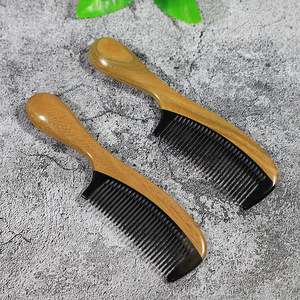 Sandalwood Hair Comb 15 Cm Handmade Ox Horn <b>Massage</b> Comb For Children Adults Pregnant Women Household Use - Product Image 4