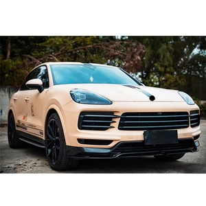 Kit de Carrocería para Cayenne 2018-2023 9Y0, Modificación y Mejora de Automóviles, Parachoques Delantero de Fibra de Carbono, Labio Delantero, Parachoques Trasero, Labio Trasero - Product Image 2