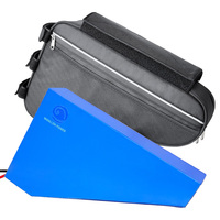 Sac triangulaire souple 48V 52V 60V 72V 30Ah h, batterie étanche en PVC bleu avec BMS 50A 60A 80A 100A pour vélo électrique
