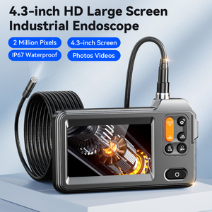 Endoscope industriel en gros avec écran HD 4,3 pouces, <span class=keywords><strong>caméra</strong></span> d'<span class=keywords><strong>inspection</strong></span> étanche IP67 2MP 8mm, <span class=keywords><strong>prix</strong></span> usine pour les magasins d'outils - Product Image 2