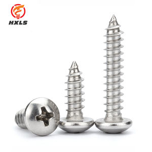 Vis autotaraudeuses DIN 7981 personnalisables à tête cylindrique croisée à filetage M3 Longueurs 10mm Oxyde noir M3M6M5M4 Tailles pour métrique lisse - Product Image 2