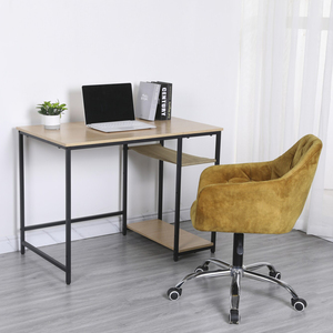 Mesa de oficina de madera moderna para el hogar, mueble de oficina, escritorio ejecutivo de metal y acero - Product Image 3