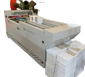 Macchina per incollaggio di carta automatica per incollaggio di scatole pieghevoli macchina incollatrice di cartone