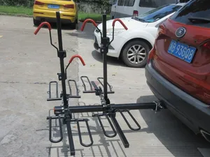 4 Bikes Hitch Mounted Platform Bike Carrier Hitch Bicycle Car Racks Universal Heavy Duty Bike Holder