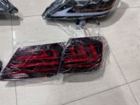 Kit de conversion de carrosserie automobile, pare-chocs avant, calandre, feux arrière, phare LED à triple faisceau séquentiel pour Lexus ES 350