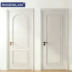 Portes intérieures en bois massif composite Rogenilan pour chambre à coucher, insonorisées, pré-montées, portes de séparation de pièces - Product Image 5