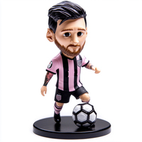 Personalisierte Fußballspieler-Wackelkopf-Figur, stilvolle Harz-Handwerke für Sportler-Souvenirs – Individuelle Bobblehead