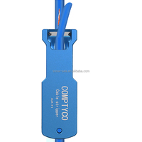 Découpeur longitudinal de gaine de câble à fibre optique avec 1 lame de rechange pour gaines de 8,5 mm, 10,4 mm et 14 mm