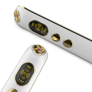 Factory Direct Sinkcare 24K Gold EMS Masajeador de ojos Anti-hinchazón Eliminador de arrugas Estiramiento DE LA PIEL Dispositivo de belleza Micro carga EE. UU. - Product Image 1