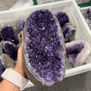 للبيع بالجملة مجموعة الجمشت الكريستالية الطبيعية الكريستالية الشافية لديكور المنزل والهدايا - Product Image 3