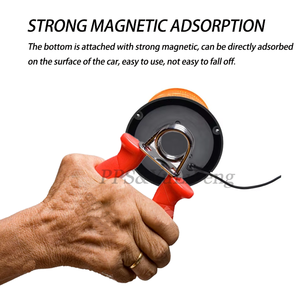 Mạnh mẽ từ cơ sở công suất cao sáng dẫn ánh sáng Xe Tải xe khẩn cấp đèn hiệu cảnh báo quay vòng đèn flash nhấp nháy ánh sáng xoay - Product Image 4