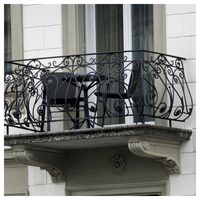 Système de rampe d'escalier décorative en fer forgé Prima Premium pour hall d'entrée de villa et escaliers intérieurs