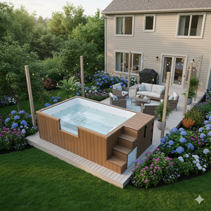 fiberglass children's swimming <b>pools</b> prefabricated outdoor above ground <b>pool</b> fiberglass container swimming <b>pool</b> - Product Image 3