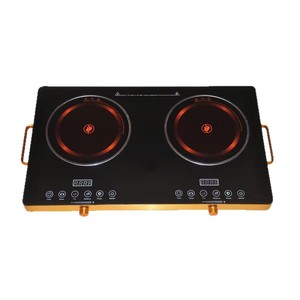 Estufa <span class=keywords><strong>de</strong></span> Inducción Portátil, Estufa <span class=keywords><strong>de</strong></span> Inducción Eléctrica <span class=keywords><strong>de</strong></span> Doble Placa <span class=keywords><strong>de</strong></span> 2000w, Negra <span class=keywords><strong>y</strong></span> Blanca, Portátil para <span class=keywords><strong>Cocina</strong></span> - Product Image 1