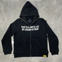 THAT'S a AWFUL LOT of Winter Print Cough Syrup Sweater Cross-border Fashion Brand Zipper Hoodie Jacket