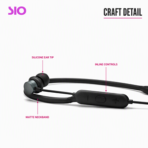 <span class=keywords><strong>Auricolari</strong></span> Wireless 5.2 con Fascia da Collo, 11 Ore di Riproduzione, 9 Ore di Conversazione, 110 Ore in Standby, Altoparlante da 10mm per Sport, Corsa, Palestra, Allenamento - Product Image 5