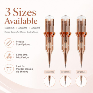 POPU Clover 3MS Mist Shading PMU Kartuschennadeln im Shower-Style mit Bloom-Spitze für Powder Brows, Lip Shading und Permanent Make-up - Product Image 2
