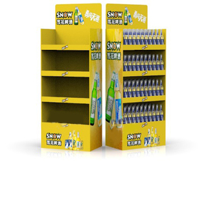 Quảng Cáo Uống bia chai rượu vang nước sản phẩm Pop giấy hiển thị sàn đứng sóng hiển thị các tông kệ cho các cửa hàng - Product Image 2