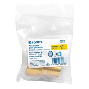 Master con unità 150 1 'adattatore femmina in ottone per polyduct, Foset - Product Image 3