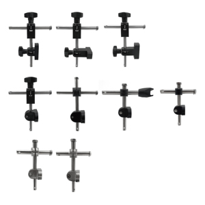 T Hình dạng khung nhựa băng tải thành phần hướng dẫn đường sắt chân đế phụ kiện chéo kẹp gắn Kit - Product Image 4