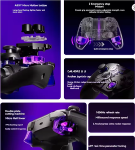Manette de jeu sans fil LEADJOY <span class=keywords><strong>XENO</strong></span> Plus avec joystick TMR pour Nintendo Switch <span class=keywords><strong>2</strong></span> NS2 IOS Android PC - Product Image 6