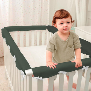 Anti-Collision Strip Corner Cover Baby Bumper <b>Bed</b> Bumper <b>Pads</b> Super Soft Comfortable Crib Rail Cover - Product Image 6